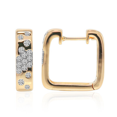 Boucles d'oreilles en or et Diamant SI1 (G) (Annette)