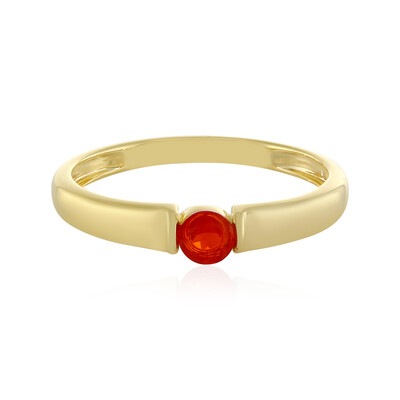 Bague en argent et Opale de Feu