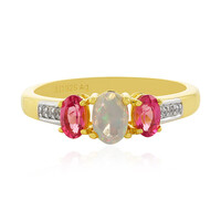 Bague en argent et Opale Welo