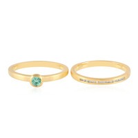 Bague en argent et Emeraude de Colombie