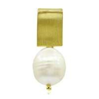 Pendentif en argent et Perle de culture d'eau douce (TPC)