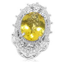 Bague en argent et Quartz de l'Ouro Verde (Dallas Prince Designs)