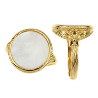 Bague en argent et Nacre