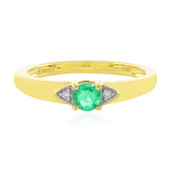Bague en or et Emeraude de Colombie
