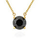 Collier en or et Diamant noir (de Melo)