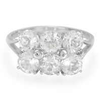 Bague en argent et Goshénite