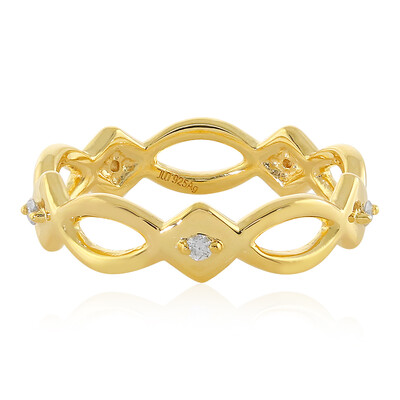 Bague en argent et Diamant I2 (H)