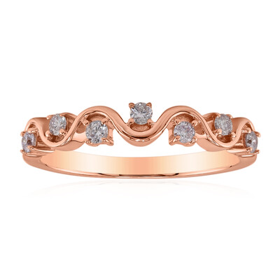 Bague en or et Diamant rose I3 d'Argyle (Mark Tremonti)