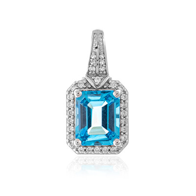 Pendentif en argent et Topaze de Marambaia