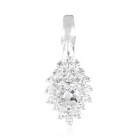 Pendentif en argent et Goshénite