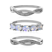 Bague en argent et Opale Welo