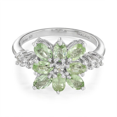 Bague en argent et Tourmaline Paraïba