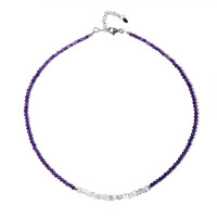 Collier en argent et Améthyste