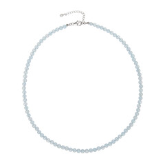 Collier en argent et Aigue-marine