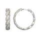 Boucles d'oreilles en argent et Zircon