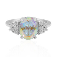 Bague en argent et Topaze Rayon de Lune