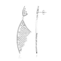 Boucles d'oreilles en argent et Zircon