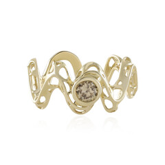 Bague en or et Diamant champagne I2 (Ornaments by de Melo)