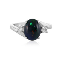 Bague en argent et Opale Mezezo