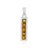 Pendentif en argent et Citrine