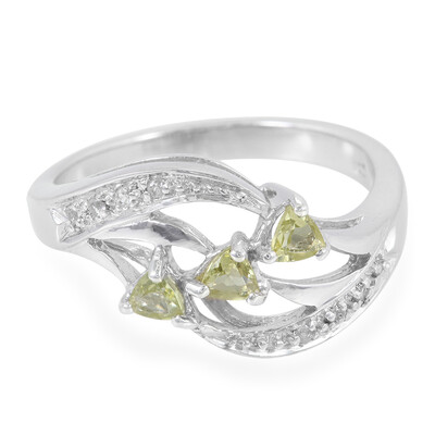Bague en argent et Apatite Xia