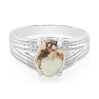 Bague pour homme en argent et Magnésite