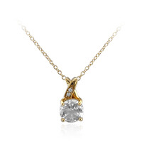 Collier en argent et Topaze blanche