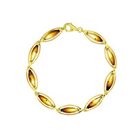 Bracelet en argent et Ambre baltique