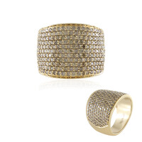 Bague en or et Diamant champagne I2 (de Melo)