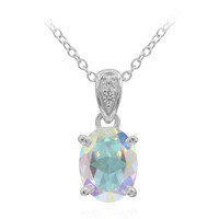 Collier en argent et Topaze Rayon de Lune