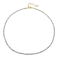 Collier en argent et Diamant couleur argent