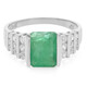 Bague en argent et Emeraude de Bahia