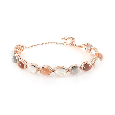 Bracelet en argent et Pierre de Lune blanche (KM by Juwelo)