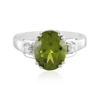 Bague en argent et Péridot