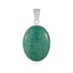 Pendentif en argent et Chrysocolle (Bali Barong)