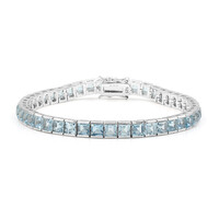 Bracelet en argent et Topaze bleu ciel