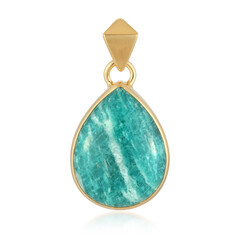 Pendentif en argent et Amazonite (Bali Barong)