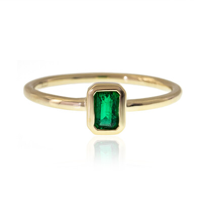 Bague en or et Emeraude de Colombie