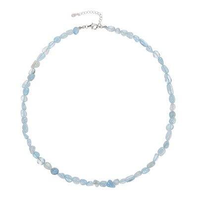 Collier en argent et Aigue-marine