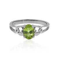 Bague en argent et Péridot