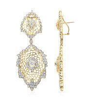 Boucles d'oreilles en or et Diamant SI2 (H) (Estée Collection)