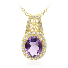 Collier en argent et Améthyste