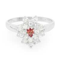Bague en argent et Rubis de Tanzanie