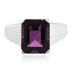 Bague en argent et Améthyste