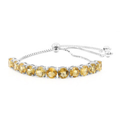 Bracelet en argent et Citrine