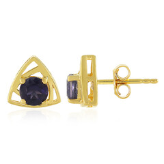 Boucles d'oreilles en argent et Iolite