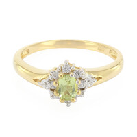 Bague en argent et Tourmaline cuprifère