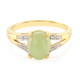 Bague en argent et Chrysoprase impériale