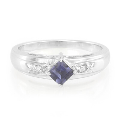 Bague en argent et Iolite d’Orissa