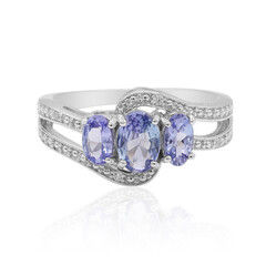 Bague en argent et Tanzanite